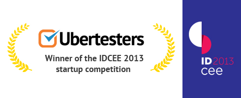 UBERTESTERS NAMED WINNER OF THE IDCEE 2013 STARTUP COMPETITION