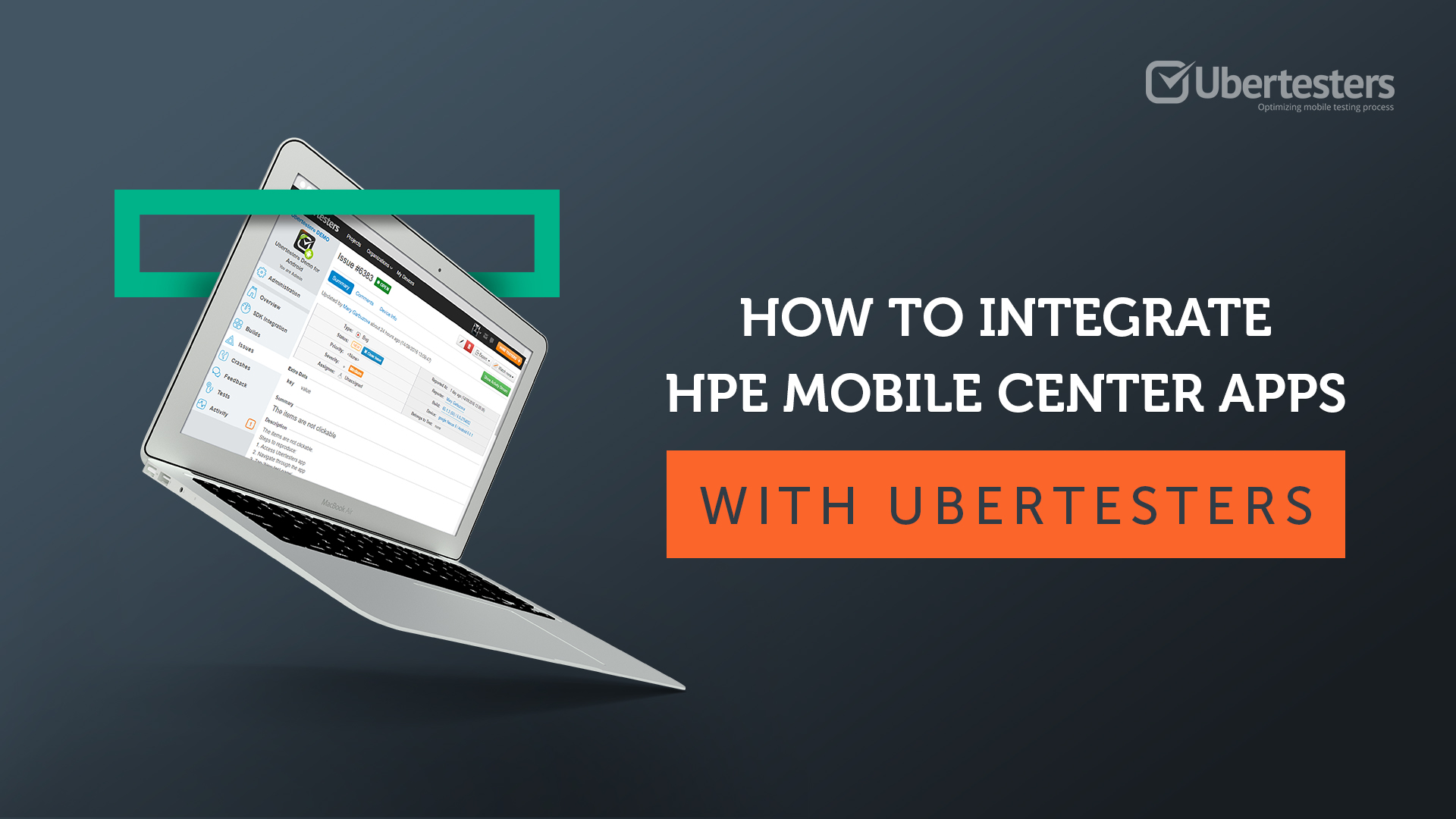 How to integrate the Ubertesters platform within your HPE Mobile Center