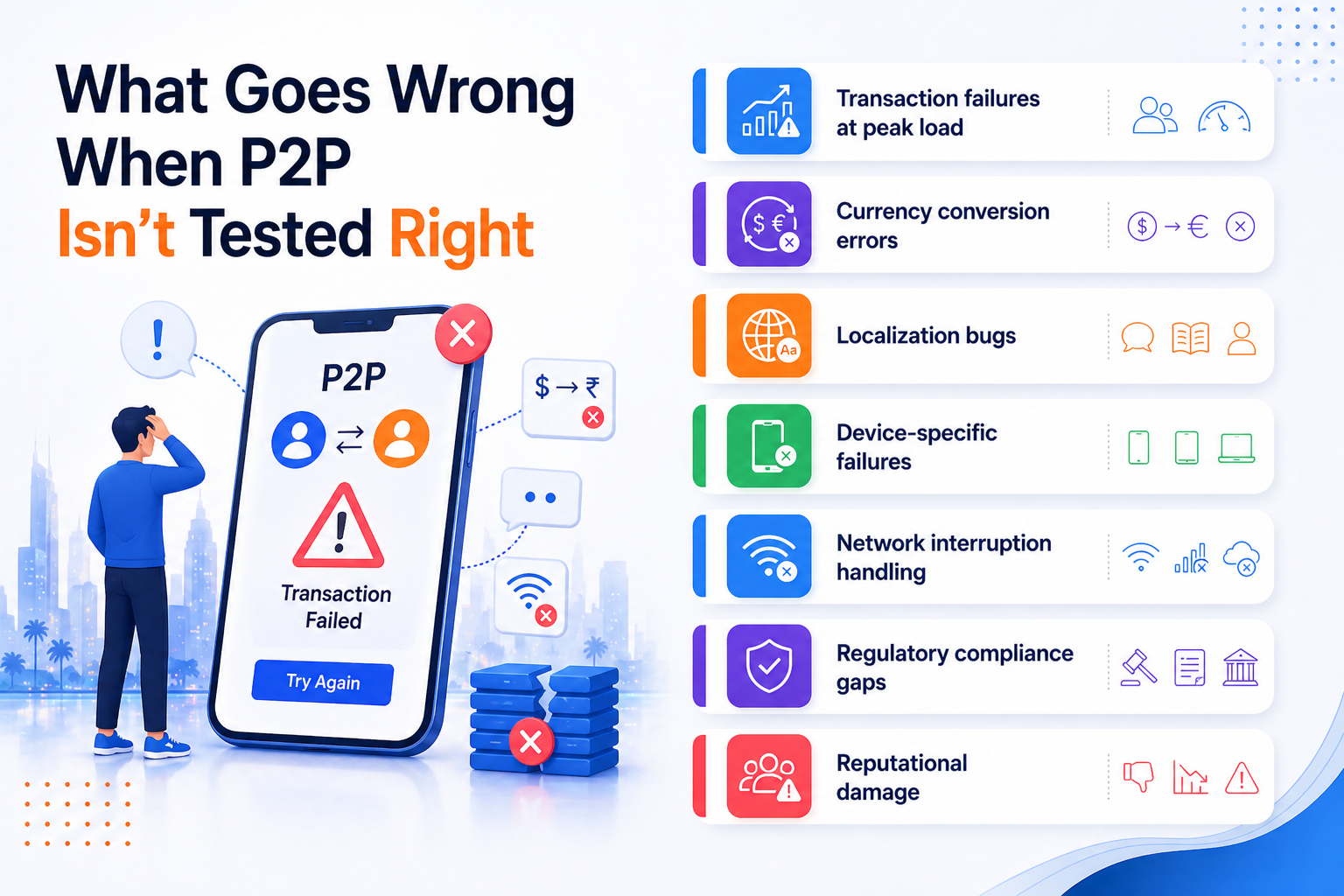 What Goes Wrong When P2P Isn't Tested Right