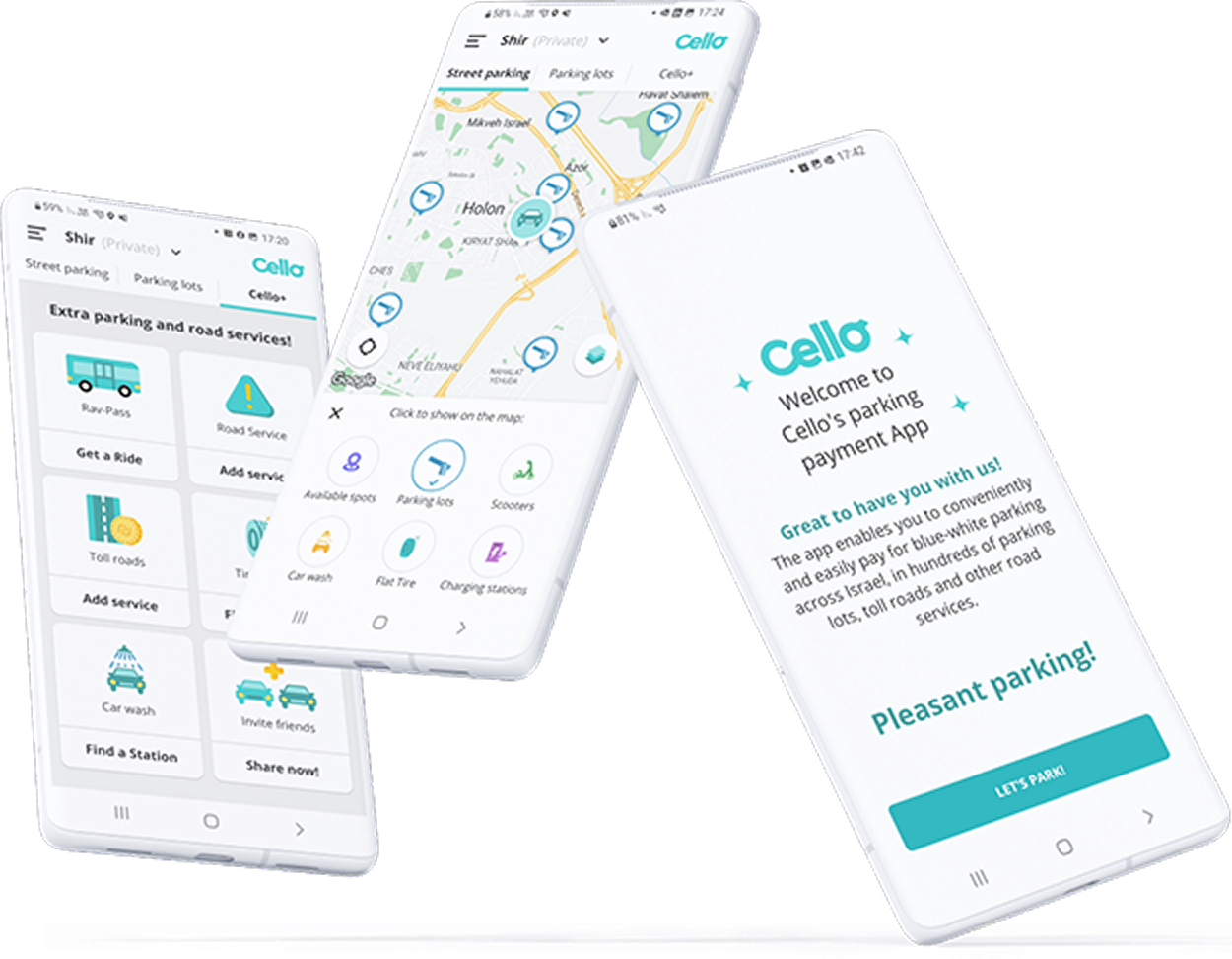 Hero Cello Parking App