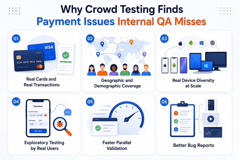 Why Crowd Testing Finds Payment Issues Internal QA Misses