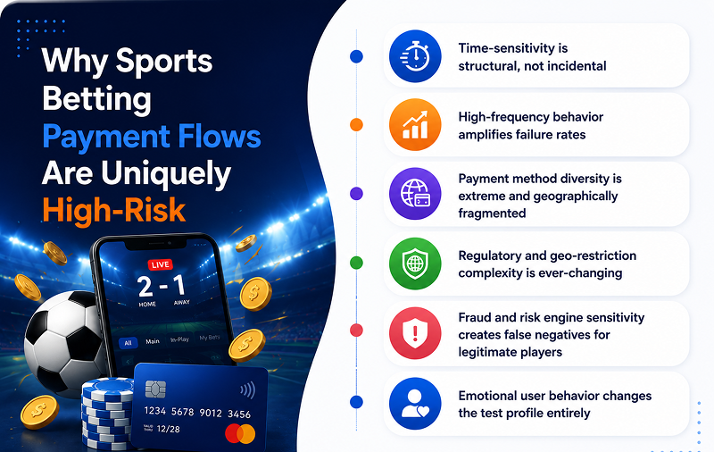 Why Sports Betting Payment Flows Are Uniquely High-Risk 