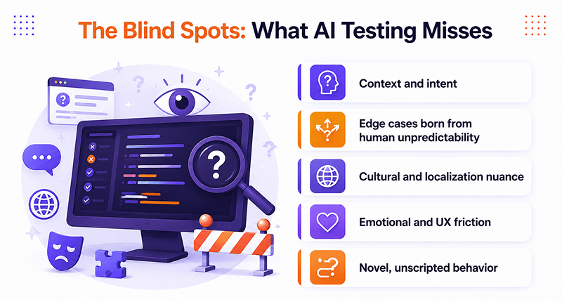 The Blind Spots: What AI Testing Misses